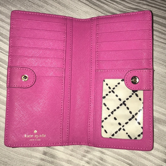 Kate Spade Stacy Laurel Way wallet in pink! - Picture 3 of 7